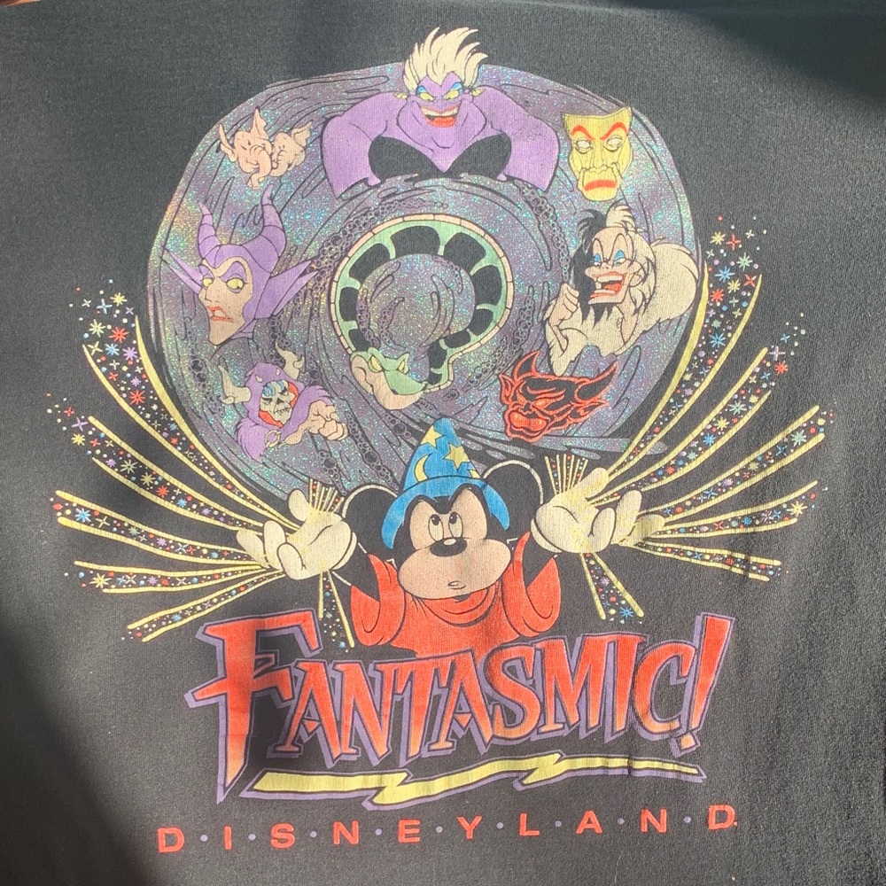Vintage Disney Glow-In-the-Dark “Fantasmic!” Villains T-Shirt